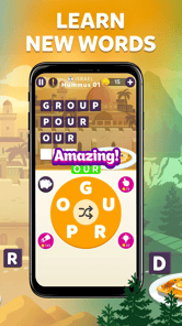 Wordelicious - Fun Word Puzzle APK screenshot 1