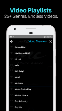 Music Choice: TV Music Channels On The Go APK screenshot 1