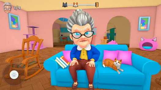 Bad Cat Simulator: Prank Gran APK screenshot 1