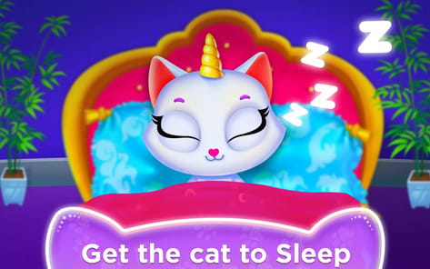 Unicorn Cat Princess Baby Game APK screenshot 1