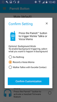 BlueParrott App APK screenshot 1