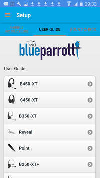BlueParrott App APK screenshot 1