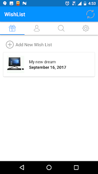 Wish List App APK screenshot 1 Wish List App APK screenshot 1