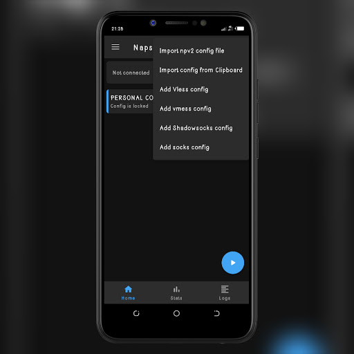 NapsternetV - V2ray vpn client APK screenshot 1 NapsternetV - V2ray vpn client APK screenshot 1