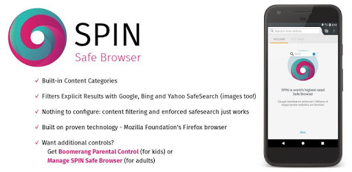 install SPIN Safe Browser on PC