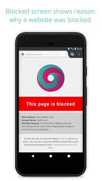 SPIN Safe Browser APK screenshot 1