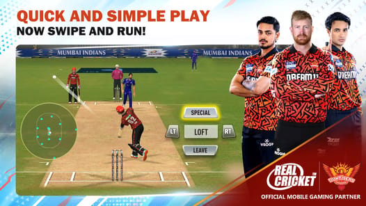 Real Cricket Swipe APK screenshot 1