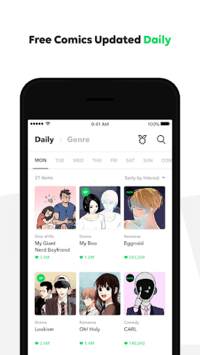 LINE WEBTOON - Free Comics APK screenshot 1