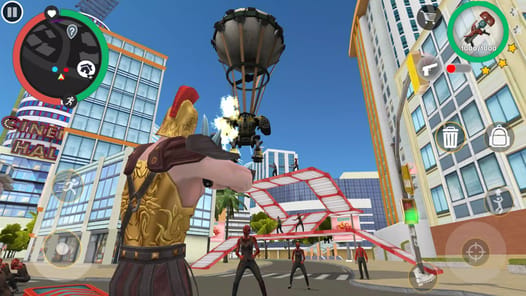 Rope Hero: Cheatground MOD APK screenshot 1