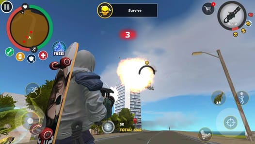 Rope Hero: Mafia City Wars APK screenshot 1