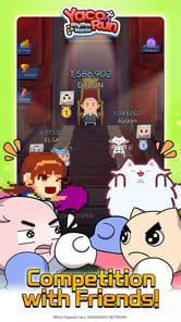 Yaco Run Rhythm - Cat SnackBar APK screenshot 1