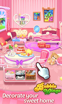 Bubble Wings: offline bubble shooter games APK screenshot 1