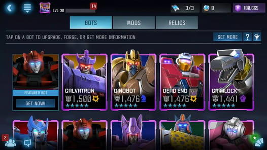 TRANSFORMERS Forged to Fight APK screenshot 1