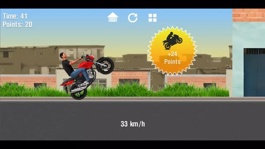 Moto Wheelie Plus APK screenshot 1