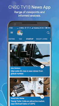 CNBC TV18 APK screenshot 1