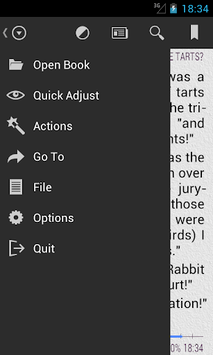 AlReader -any text book reader APK screenshot 1
