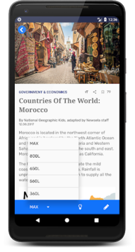 Newsela APK screenshot 1