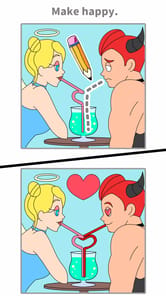 Draw Happy Angel :drawing apps APK screenshot 1