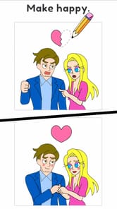 Draw Happy Beauty - draw games APK screenshot 1