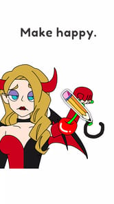 Draw Happy Devil : Puzzle Game APK screenshot 1 Draw Happy Devil : Puzzle Game APK screenshot 1