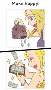 Draw Happy Rich APK screenshot 1