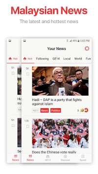 Newswav - Latest Malaysia News APK screenshot 1