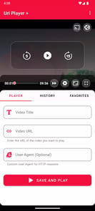 Url Player + APK screenshot 1