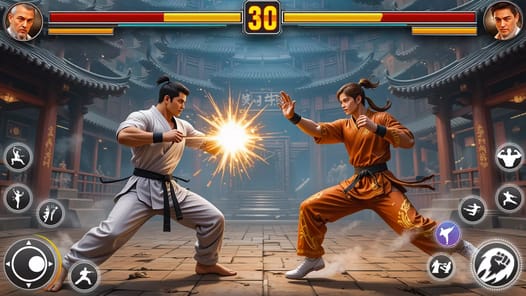 Kung Fu GYM: Fighting Games APK screenshot 1