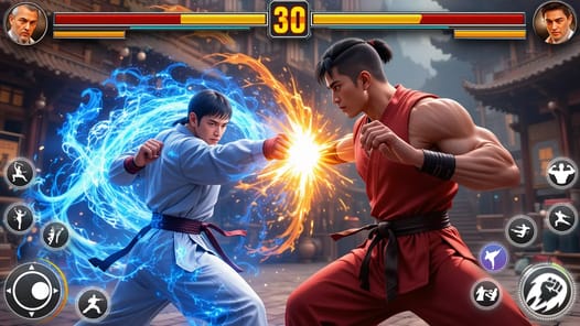 Kung Fu GYM: Fighting Games APK screenshot 1