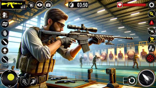 Real Target Gun Shooter Games APK screenshot 1