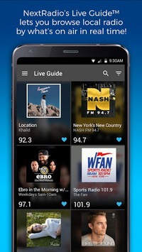 NextRadio Free Live FM Radio APK screenshot 1