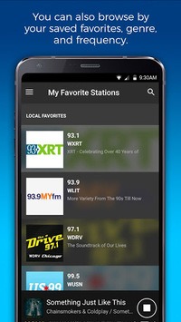 NextRadio Free Live FM Radio APK screenshot 1