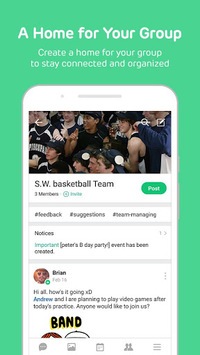 BAND - App for all groups APK screenshot 1 BAND - App for all groups APK screenshot 1