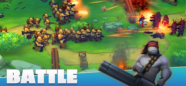GUNS UP! Mobile War Strategy APK screenshot 1