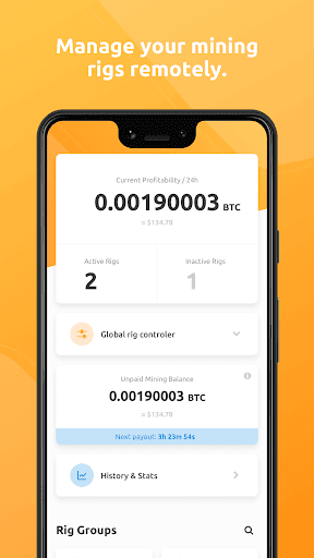 NiceHash APK screenshot 1 NiceHash APK screenshot 1