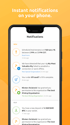 NiceHash APK screenshot 1 NiceHash APK screenshot 1