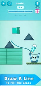 Fill the Glass - Puzzle Game APK screenshot 1