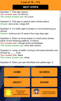 PA Driver’s Practice Test APK screenshot 1