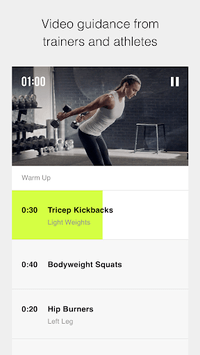 Nike Training Club - Workouts & Fitness Guidance APK screenshot 1