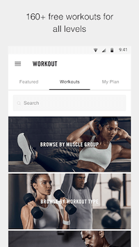 Nike Training Club - Workouts & Fitness Guidance APK screenshot 1