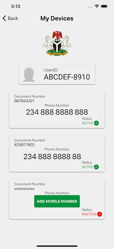 MWS: NIMC MobileID APK screenshot 1