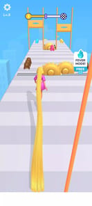 Hair Master Challenge Hair Run APK screenshot 1