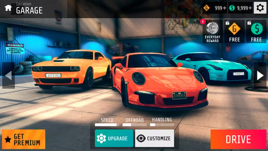 NS2 car racing game APK screenshot 1
