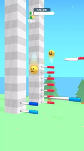 Ball Up: Knife Racing APK screenshot 1
