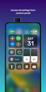 iPhone Control Center iOS 16 APK screenshot 1
