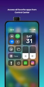 iPhone Control Center iOS 16 APK screenshot 1
