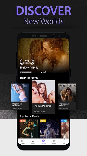 Readict - Free & Unlimited Romance Novels APK screenshot 1