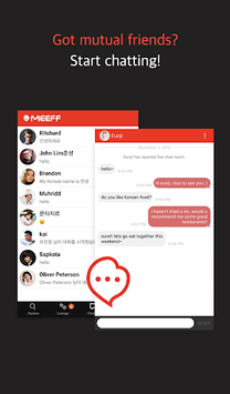 MEEFF - Korean friends! APK screenshot 1