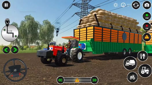 Real Tractor Heavy Cargo Drive APK screenshot 1