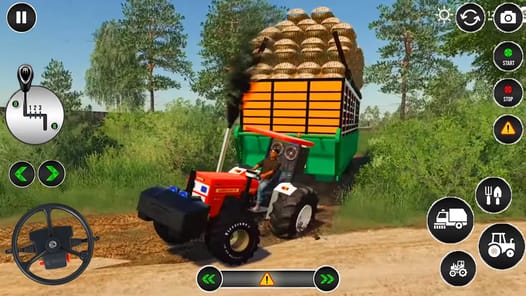 Real Tractor Heavy Cargo Drive APK screenshot 1